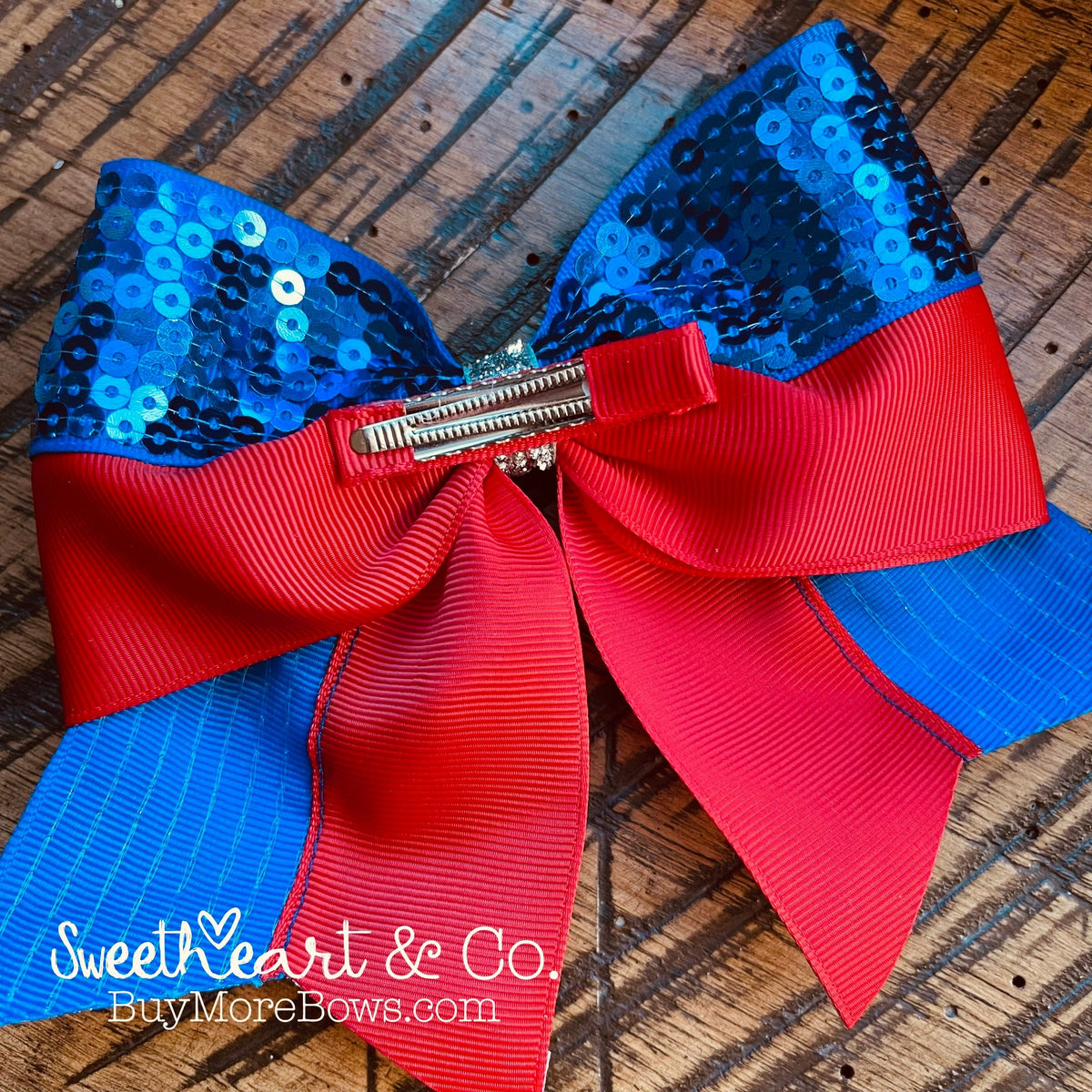 Green & Gold Sparkle Cheer Bow – Sweetheart & Company