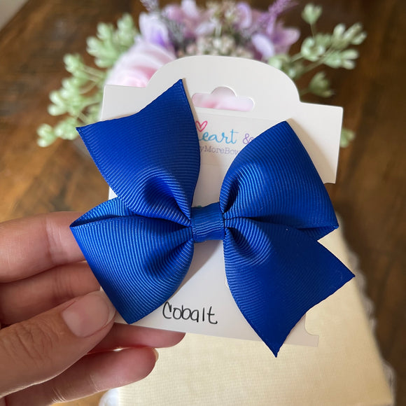 Cobalt Blue Hair Bow