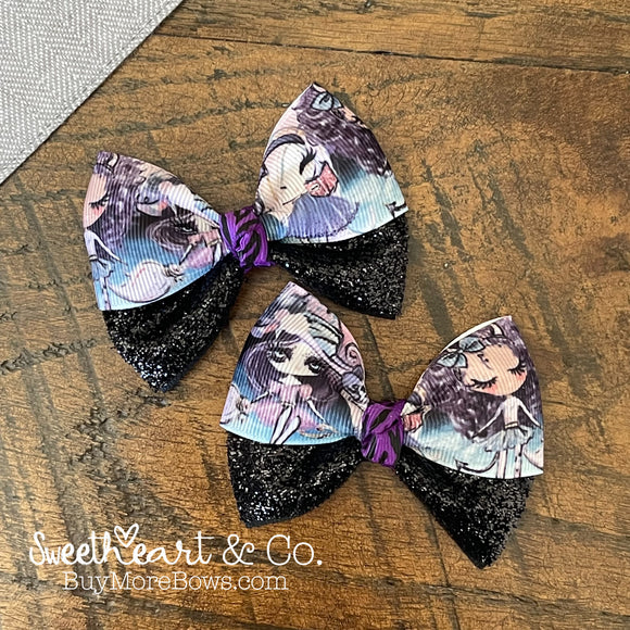 Ghoulie Girls Halloween Peekaboo Pigtail Bows