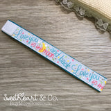 Love You to the Moon Wristband