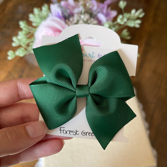 Forest Green Hair Bow