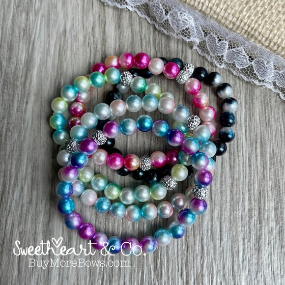 Ombré Pearl Beaded Bracelet (Choice of Color)