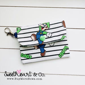 Luigi Game Pocket Card Wallet