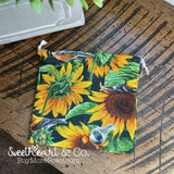 Sunflowers Drawstring Bag