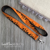 Halloween Graveyard Lanyard