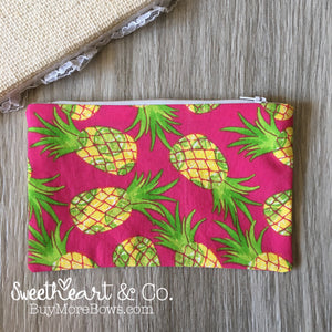 Pineapple Zipper Pouch