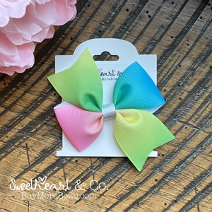 Bright Ombré Hair Bow