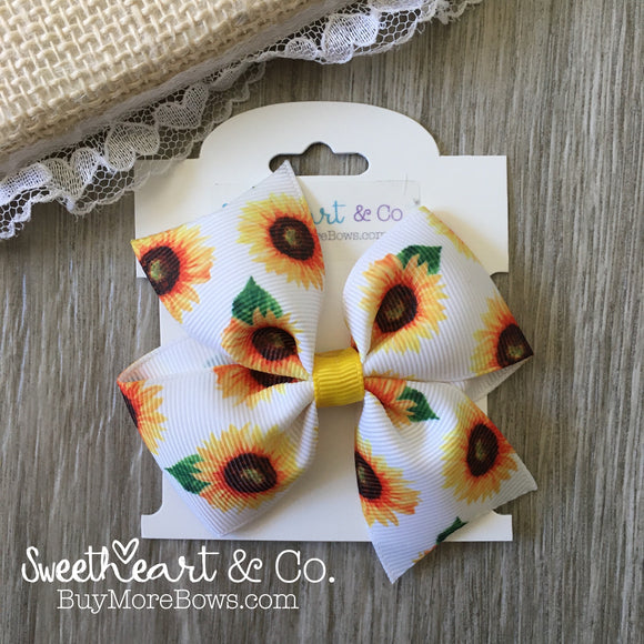 Sunflowers Hair Bow