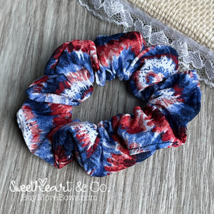 Crestview Knights Tie Dye Scrunchie