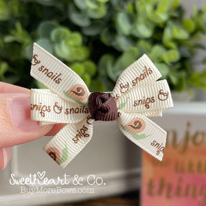 Snips & Snails Mini Pinwheel Hairbow