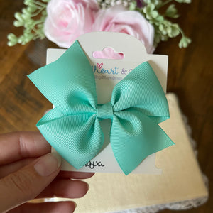 Aqua Hair Bow