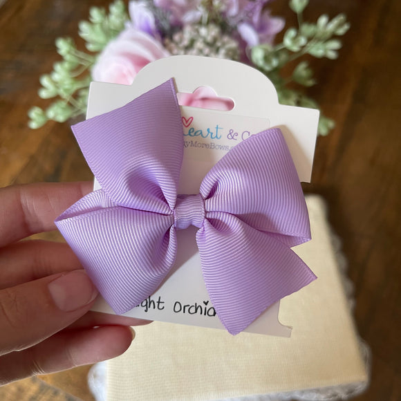 Light Orchid Hair Bow