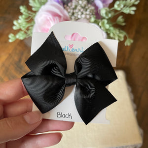 Black Hair Bow