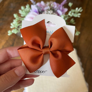 Copper Hair Bow