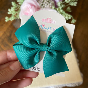 Jade Hair Bow