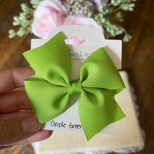 Apple Green Hair Bow