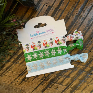 Christmas Snowman Hair Ties