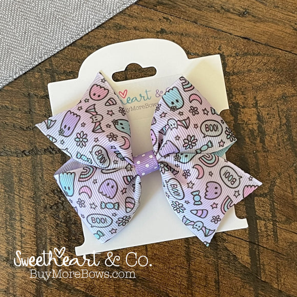 Cutie Boo Halloween Hair Bow