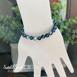 Deep Tide Ombré Pearl Beaded Bracelet