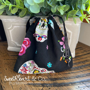 Sugar Skulls Drawstring Bag