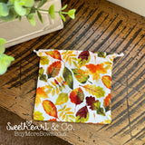 Fall Leaves Drawstring Bag