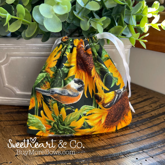 Sunflowers Drawstring Bag