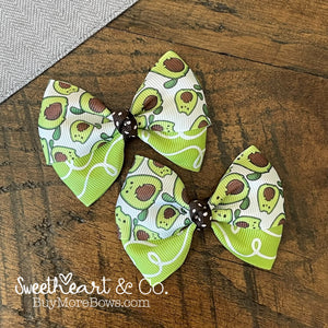 AvaCATo Peekaboo Pigtail Bows