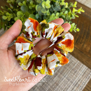 Fall Leaves Scrunchie