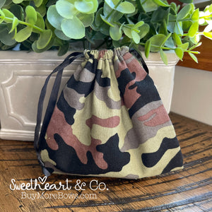 Camouflage Drawstring Bag