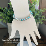 Unicorn Ombré Pearl Beaded Bracelet