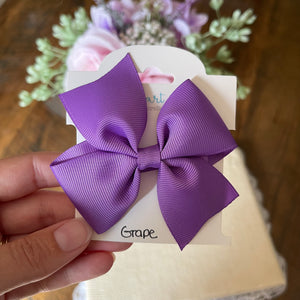 Grape Hair Bow