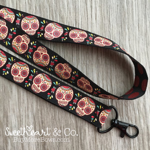 Sugar Skulls Lanyard