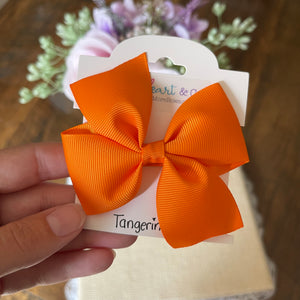 Tangerine Hair Bow