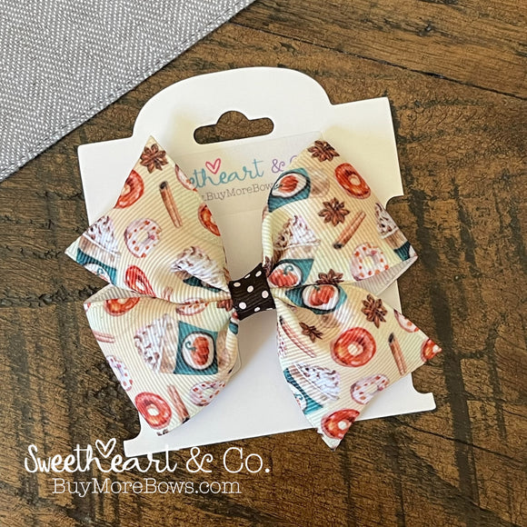 Pumpkin Spice Everything Hair Bow