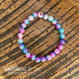 Galactic Ombré Pearl Beaded Bracelet