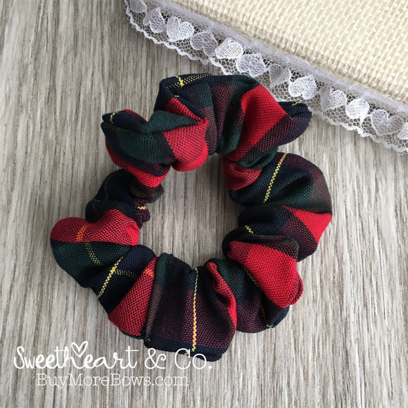 Saint Mary’s Tartan Plaid Scrunchie