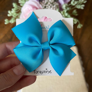 Turquoise Hair Bow