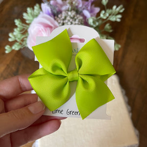 Lime Green Hair Bow