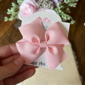 Light Pink Hair Bow